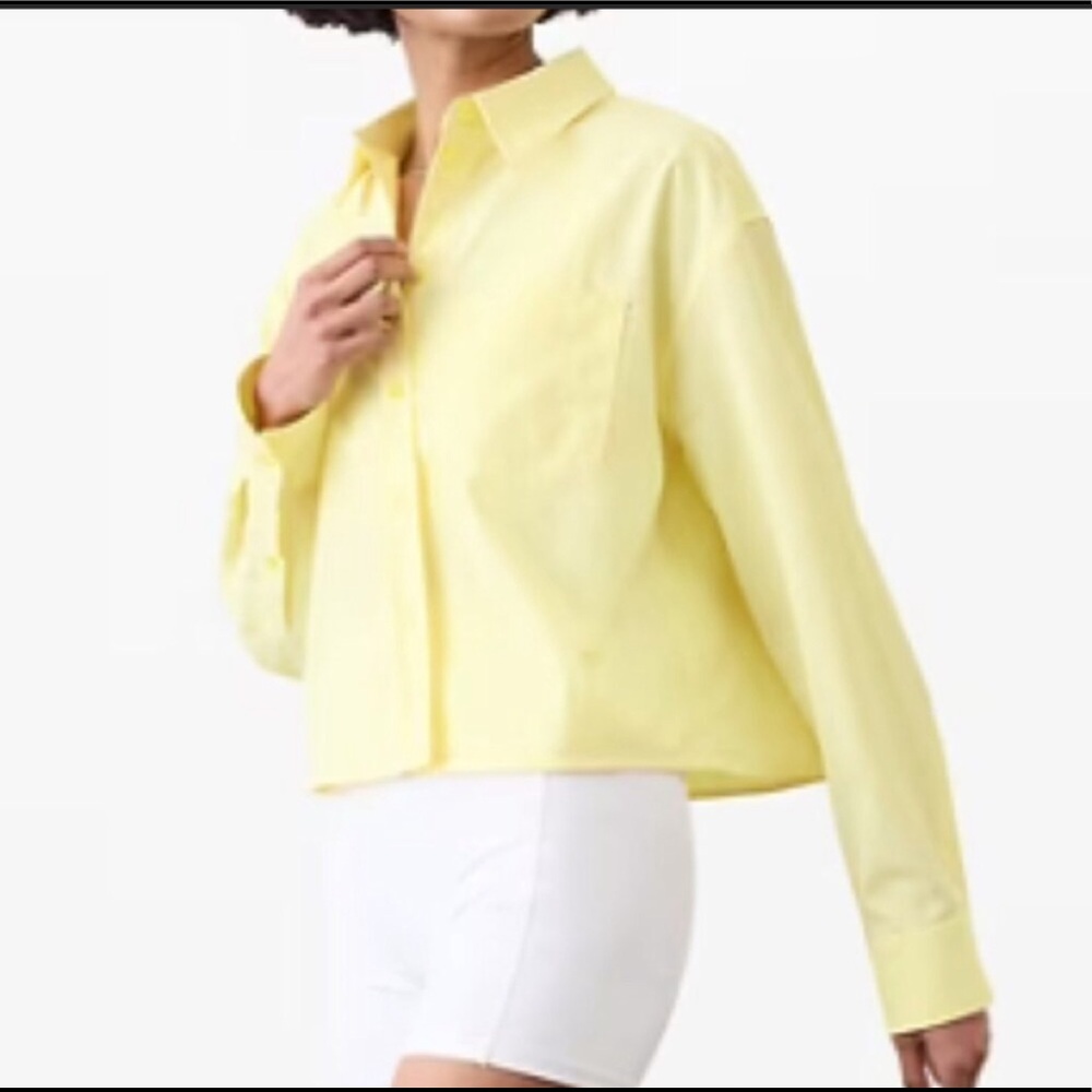 New with tag - Athleta cropped chemise shirt